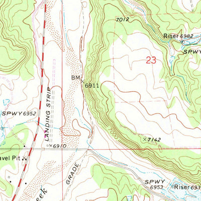 United States Geological Survey Elbert, CO (1970, 24000-Scale) digital map