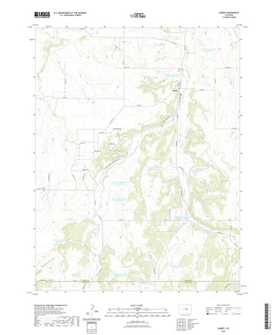 United States Geological Survey Elbert, CO (2022, 24000-Scale) digital map