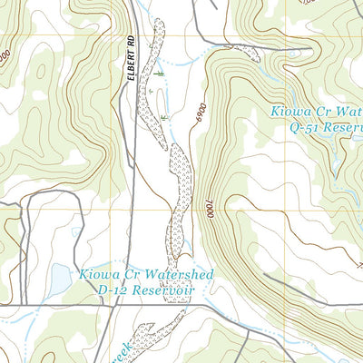 United States Geological Survey Elbert, CO (2022, 24000-Scale) digital map