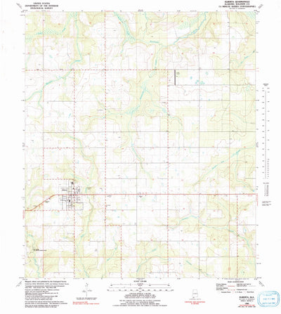United States Geological Survey Elberta, AL (1980, 24000-Scale) digital map