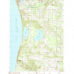 United States Geological Survey Elberta, MI (1983, 25000-Scale) digital map