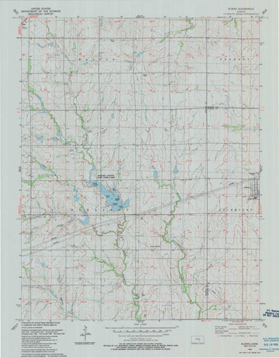 United States Geological Survey Elbing, KS (1989, 24000-Scale) digital map
