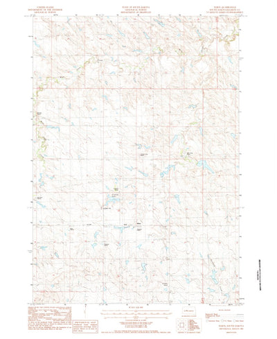 United States Geological Survey Elbon, SD (1983, 24000-Scale) digital map