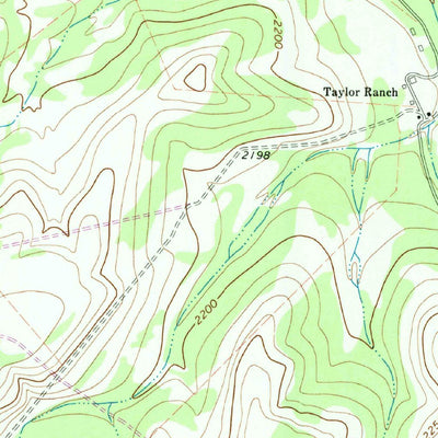 United States Geological Survey Elbow Lake, TX (1971, 24000-Scale) digital map