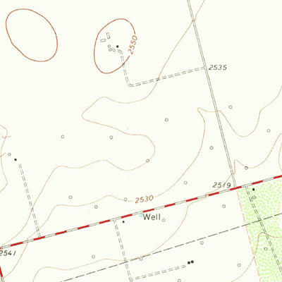 United States Geological Survey Elbow, TX (1966, 24000-Scale) digital map