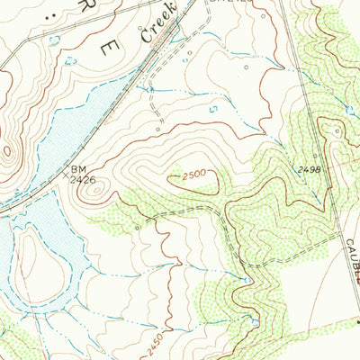 United States Geological Survey Elbow, TX (1966, 24000-Scale) digital map