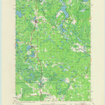 United States Geological Survey Elcho, WI (1950, 48000-Scale) digital map