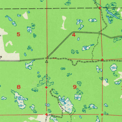 United States Geological Survey Elcho, WI (1950, 48000-Scale) digital map
