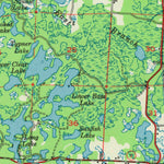 United States Geological Survey Elcho, WI (1950, 48000-Scale) digital map