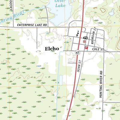 United States Geological Survey Elcho, WI (2022, 24000-Scale) digital map