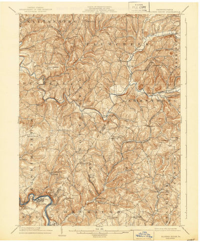 United States Geological Survey Elders Ridge, PA (1904, 62500-Scale) digital map