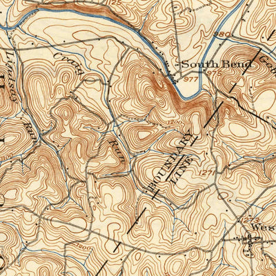 United States Geological Survey Elders Ridge, PA (1904, 62500-Scale) digital map