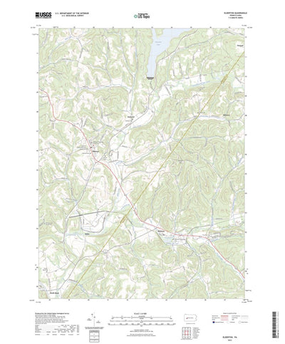 United States Geological Survey Elderton, PA (2023, 24000-Scale) digital map
