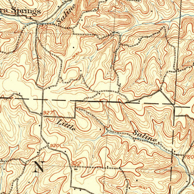 United States Geological Survey Eldon, MO (1904, 62500-Scale) digital map