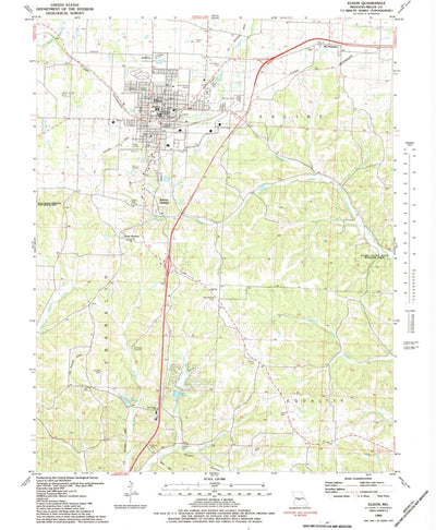 United States Geological Survey Eldon, MO (1983, 24000-Scale) digital map