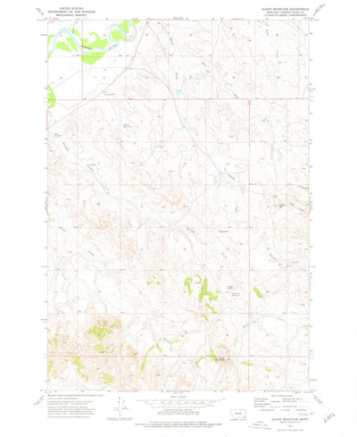 United States Geological Survey Eldon Mountain, MT (1973, 24000-Scale) digital map