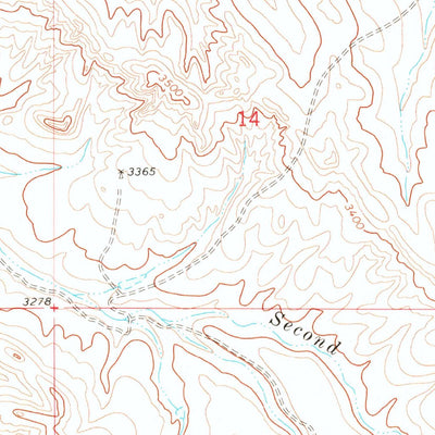 United States Geological Survey Eldon Mountain, MT (1973, 24000-Scale) digital map