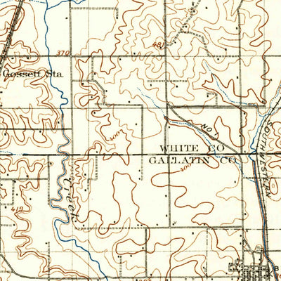 United States Geological Survey Eldorado, IL (1906, 62500-Scale) digital map