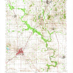 United States Geological Survey Eldorado, IL (1963, 62500-Scale) digital map