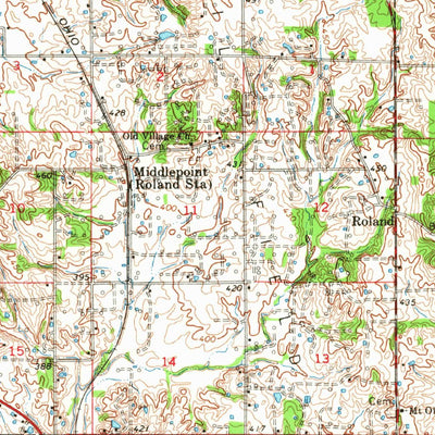 United States Geological Survey Eldorado, IL (1963, 62500-Scale) digital map