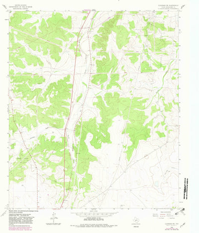 United States Geological Survey Eldorado NE, TX (1964, 24000-Scale) digital map