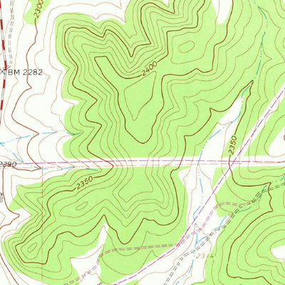 United States Geological Survey Eldorado NE, TX (1964, 24000-Scale) digital map