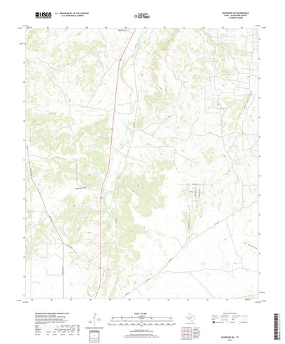 United States Geological Survey Eldorado NE, TX (2019, 24000-Scale) digital map