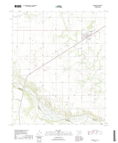 United States Geological Survey Eldorado, OK (2019, 24000-Scale) digital map