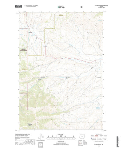 United States Geological Survey Eldorado Pass, OR (2020, 24000-Scale) digital map