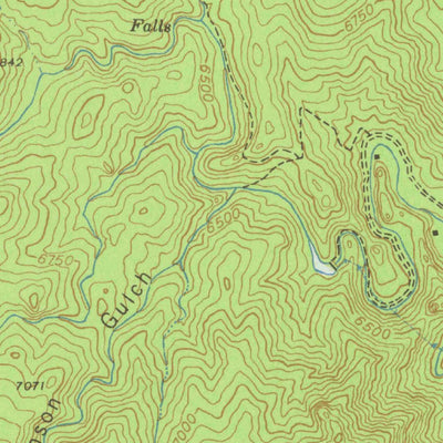 United States Geological Survey Eldorado Springs, CO (1942, 24000-Scale) digital map