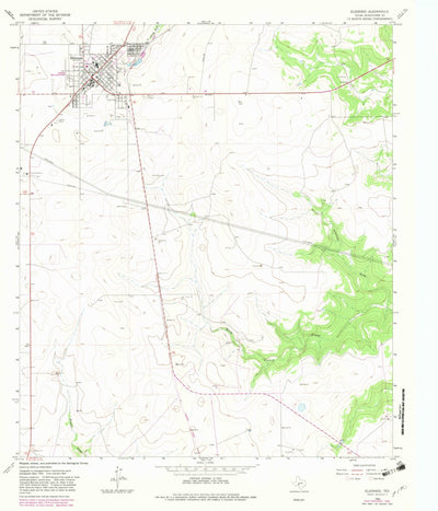 United States Geological Survey Eldorado, TX (1964, 24000-Scale) digital map
