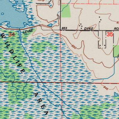 United States Geological Survey Eldorado, WI (1992, 24000-Scale) digital map