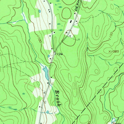 United States Geological Survey Eldred, NY-PA (1967, 24000-Scale) digital map