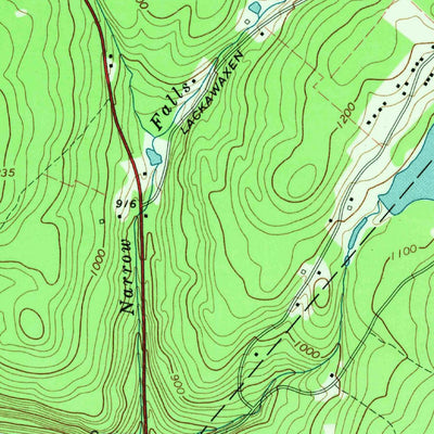 United States Geological Survey Eldred, NY-PA (1967, 24000-Scale) digital map