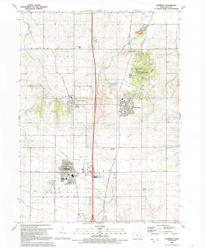 United States Geological Survey Eldridge, IA (1991, 24000-Scale) digital map