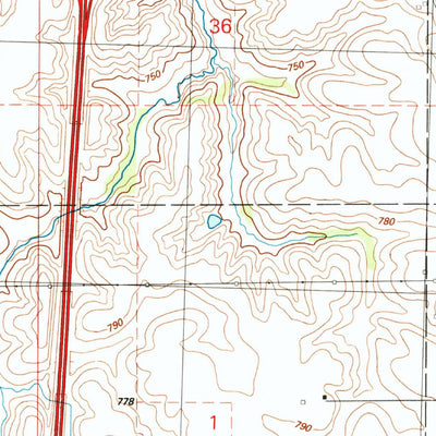 United States Geological Survey Eldridge, IA (1991, 24000-Scale) digital map