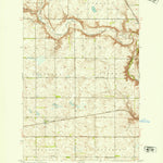 United States Geological Survey Eldridge, ND (1952, 24000-Scale) digital map