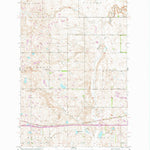 United States Geological Survey Eldridge NW, ND (1951, 24000-Scale) digital map