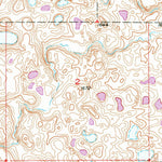 United States Geological Survey Eldridge NW, ND (1951, 24000-Scale) digital map