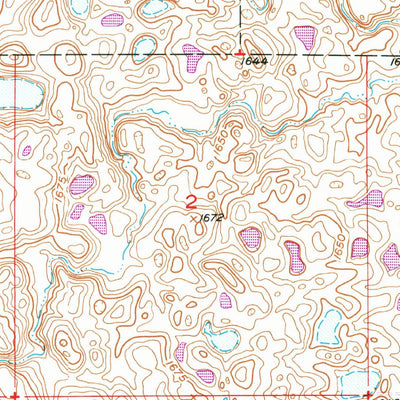 United States Geological Survey Eldridge NW, ND (1951, 24000-Scale) digital map