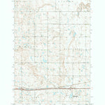 United States Geological Survey Eldridge NW, ND (1990, 24000-Scale) digital map