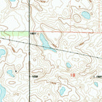 United States Geological Survey Eldridge NW, ND (1990, 24000-Scale) digital map