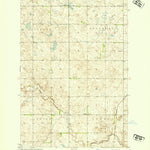 United States Geological Survey Eldridge SE, ND (1951, 24000-Scale) digital map