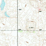 United States Geological Survey Eldridge SE, ND (1990, 24000-Scale) digital map