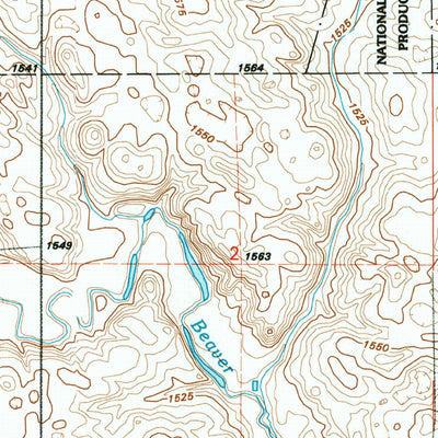 United States Geological Survey Eldridge SE, ND (1990, 24000-Scale) digital map