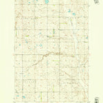 United States Geological Survey Eldridge SW, ND (1952, 24000-Scale) digital map