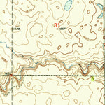 United States Geological Survey Eldridge SW, ND (1952, 24000-Scale) digital map