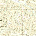 United States Geological Survey Eldridge West, MO (1982, 24000-Scale) digital map