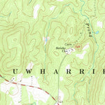 United States Geological Survey Eleazer, NC (1973, 24000-Scale) digital map