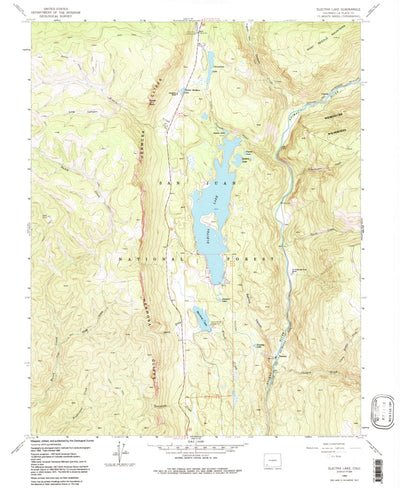 United States Geological Survey Electra Lake, CO (1960, 24000-Scale) digital map
